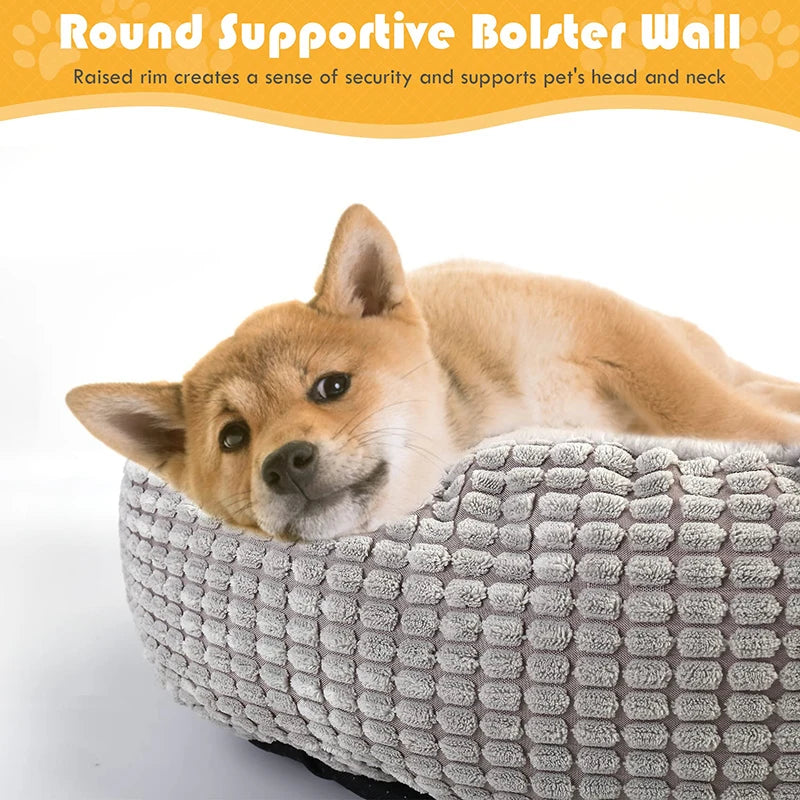 Cama Cueva Antiansiedad para Perros y Gatos