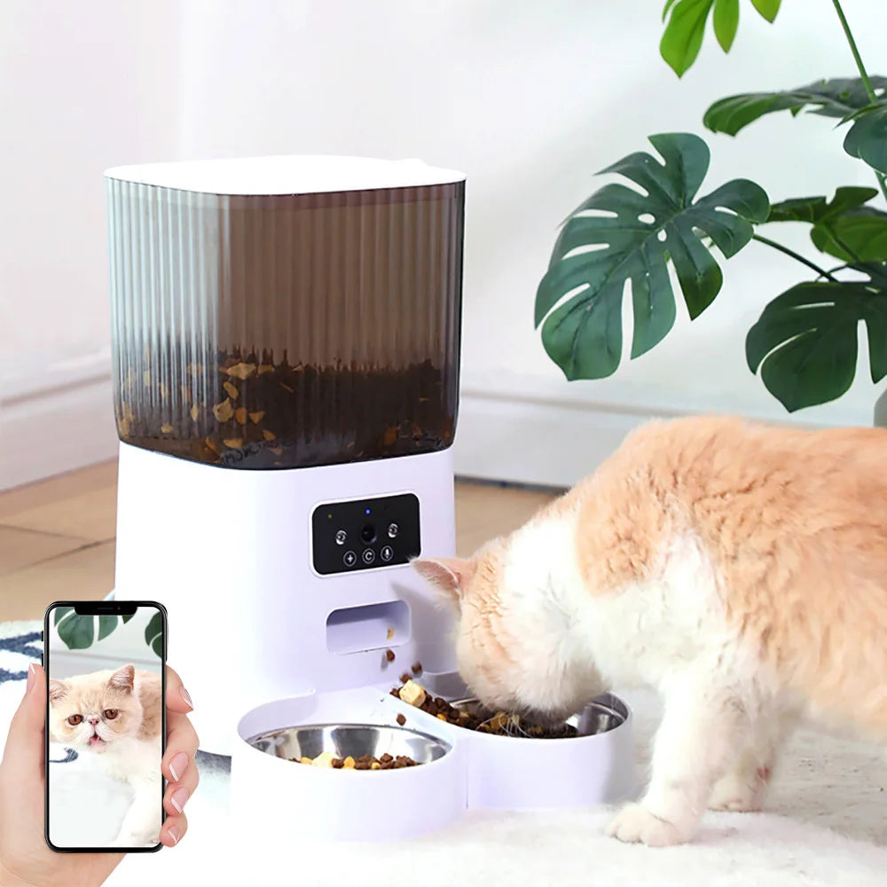 Automatic Pet Feeder with Camera