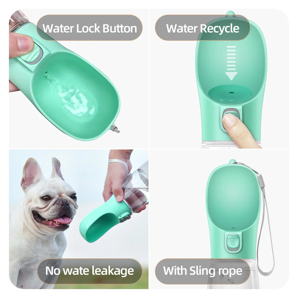 Botella de Agua Portátil para Mascotas – Ideal para Paseos