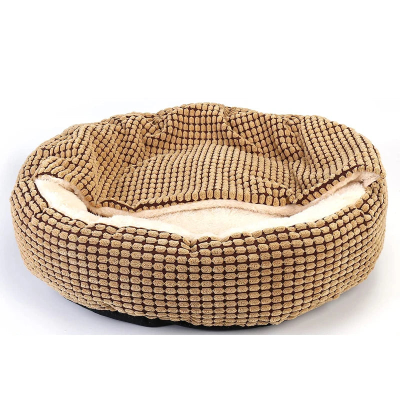 Cama Cueva Antiansiedad para Perros y Gatos